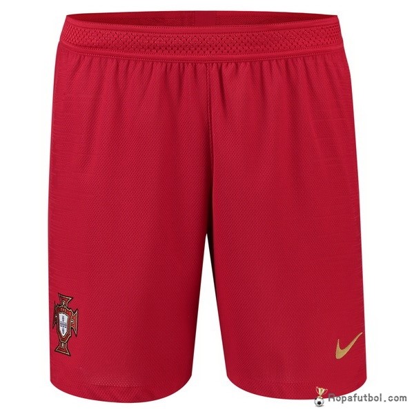 Pantalones Portugal Replica Primera Ropa 2018 Rojo